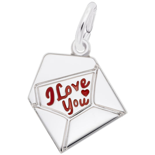 Charm, Sterling Silver Love Letter