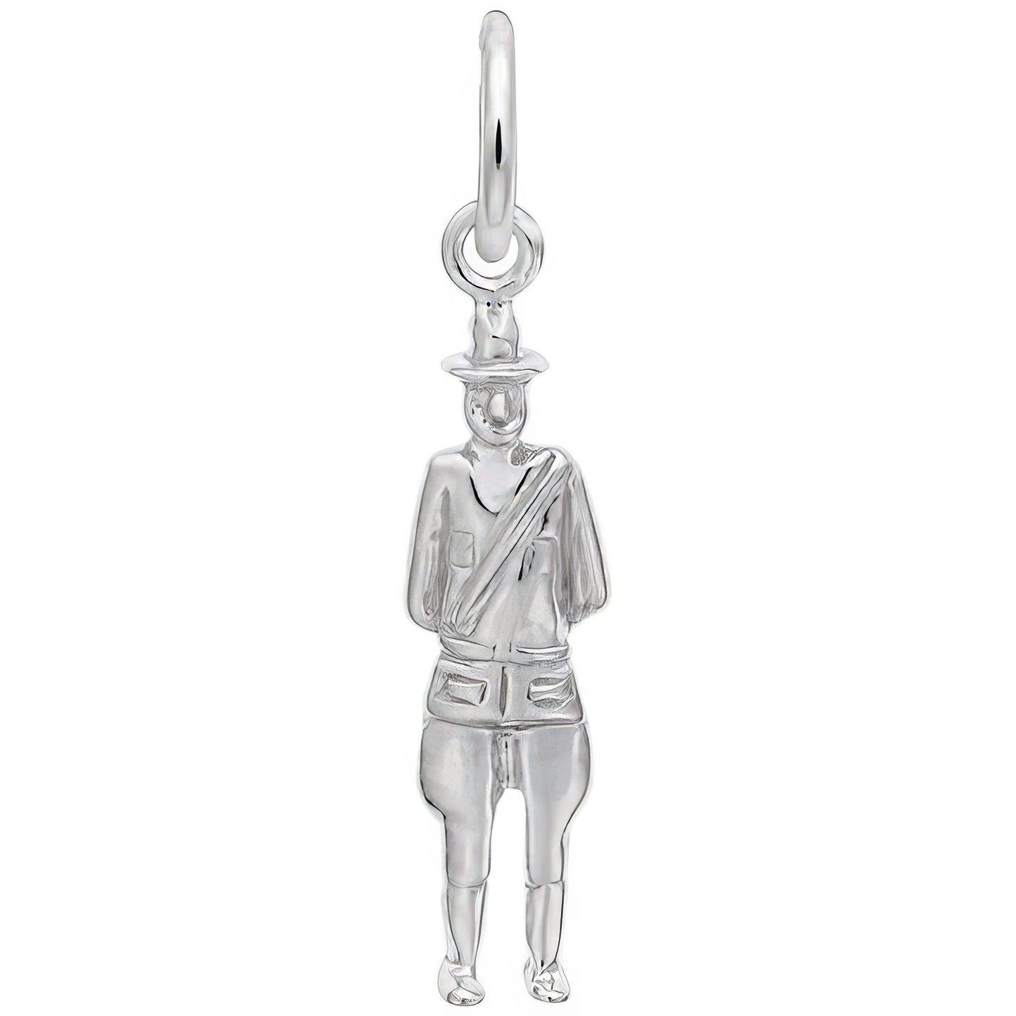 Canadian Mountie Charm - Metal - Sterling Silver