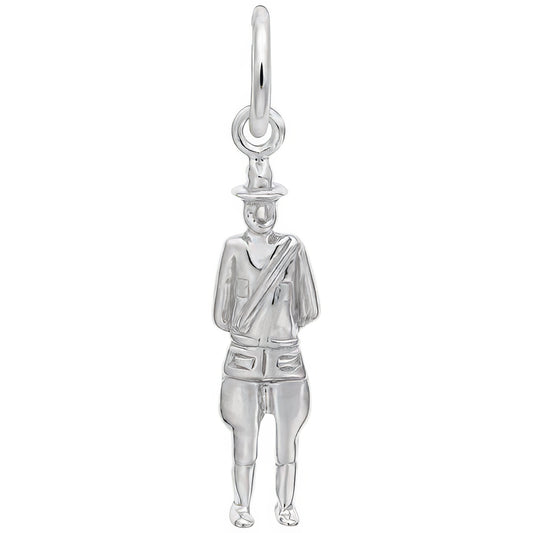 Canadian Mountie Charm - Metal - Sterling Silver