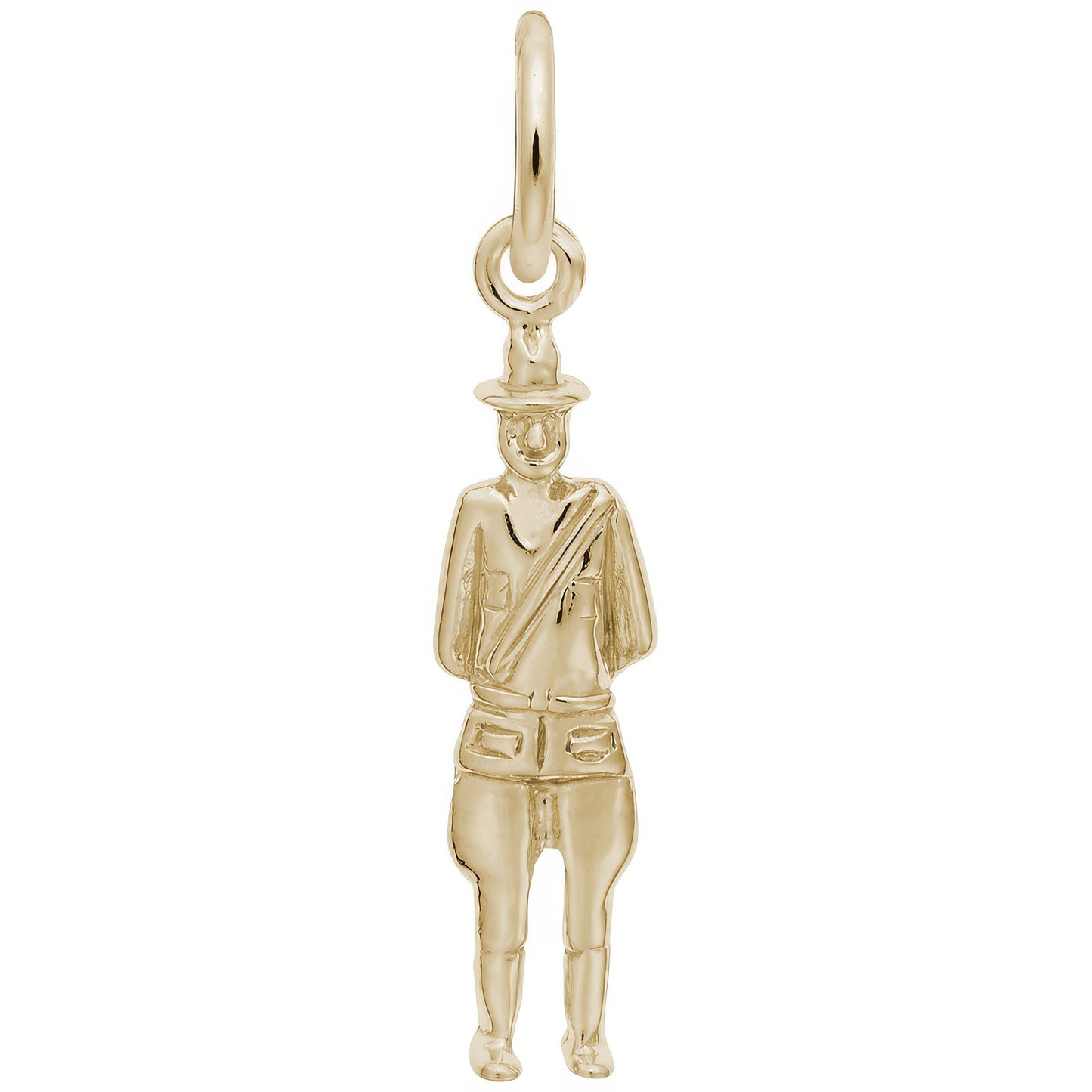 Canadian Mountie Charm - Metal - Sterling Silver