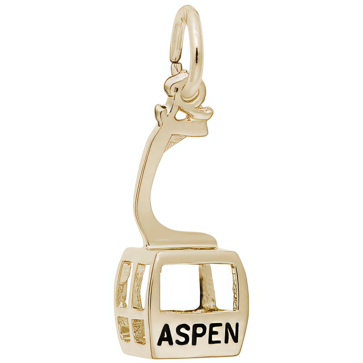 Aspen Gondola Charm - Metal - Sterling Silver
