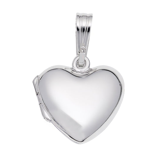 Locket Charm - Metal - Sterling Silver