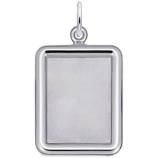 Sterling Silver Photoart - Rect. Charm - 22mm x 17mm