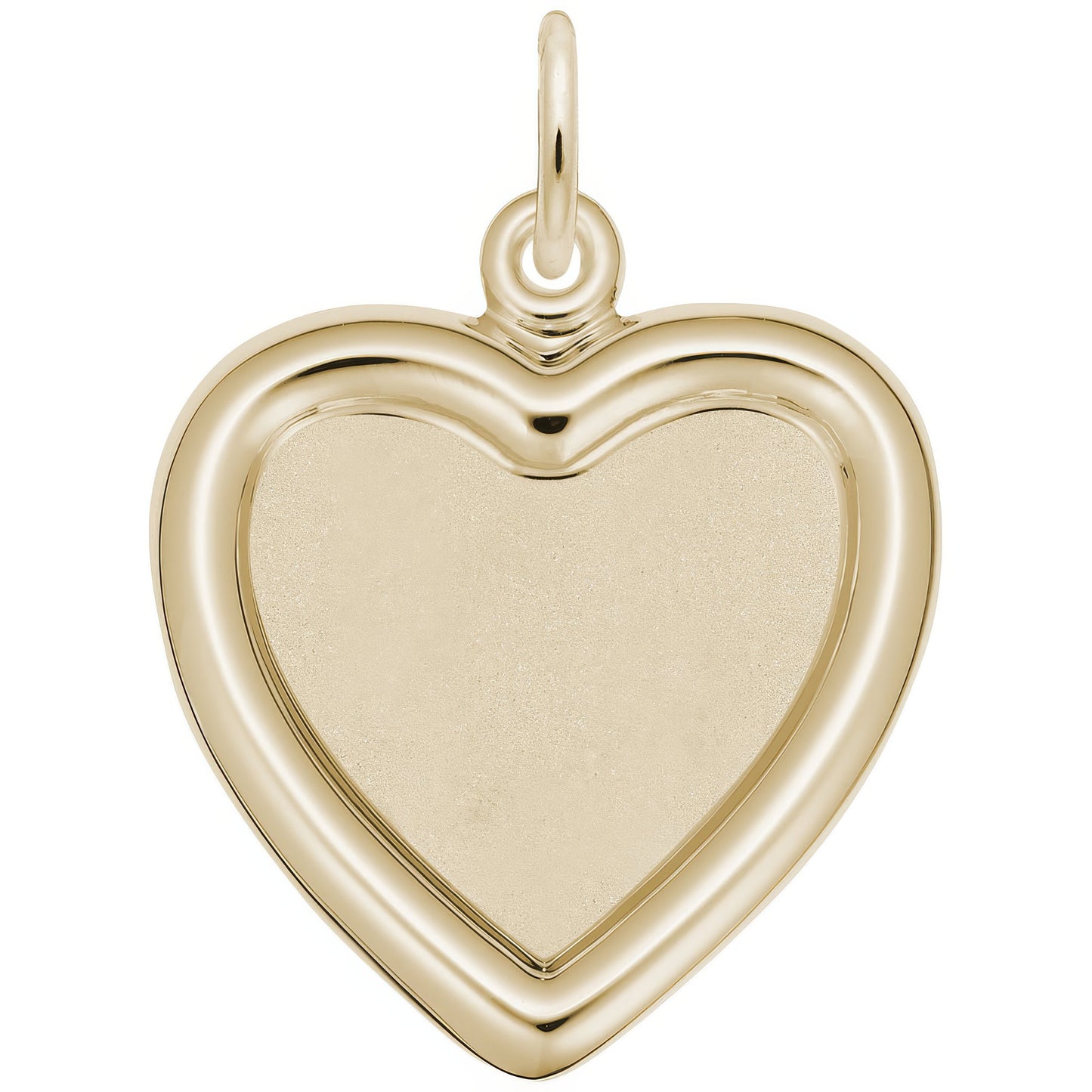 Sterling Silver Photoart - Heart Charm - 20mm x 19mm
