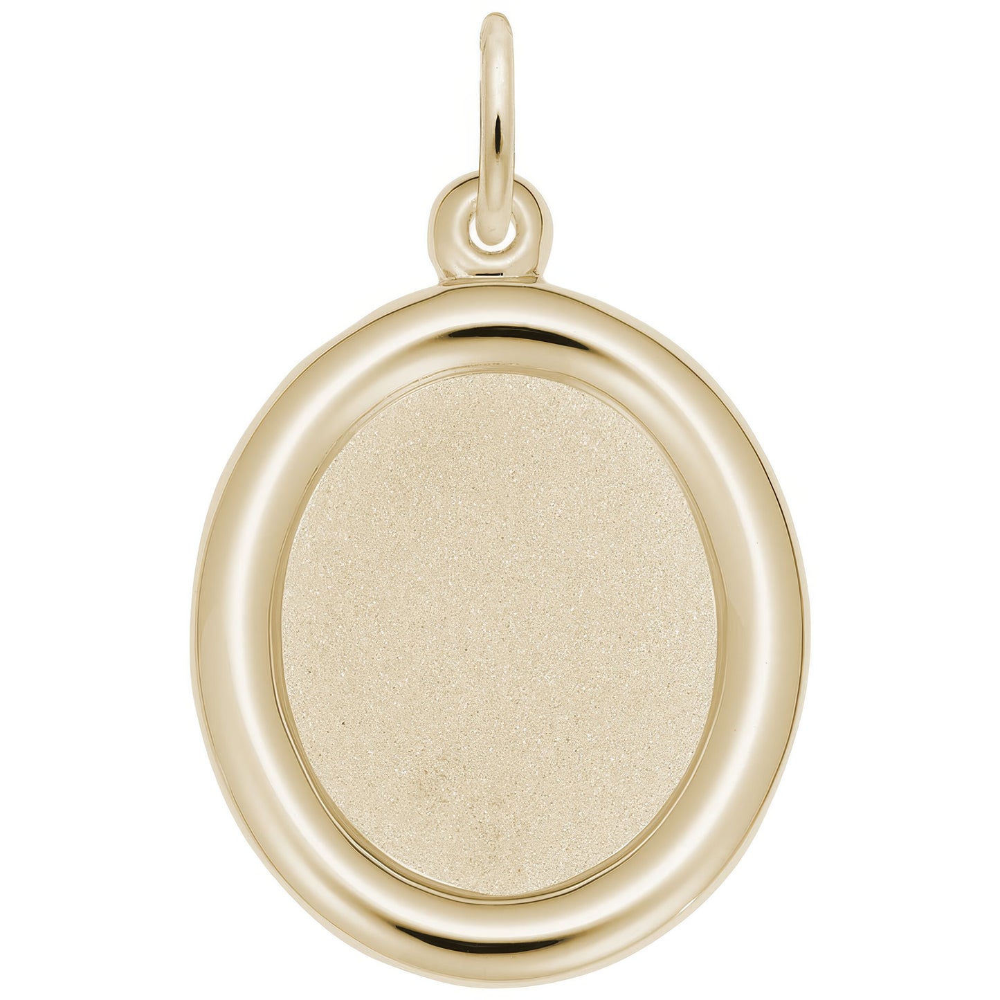 Sterling Silver Photoart - Oval Charm - 21mm x 19mm