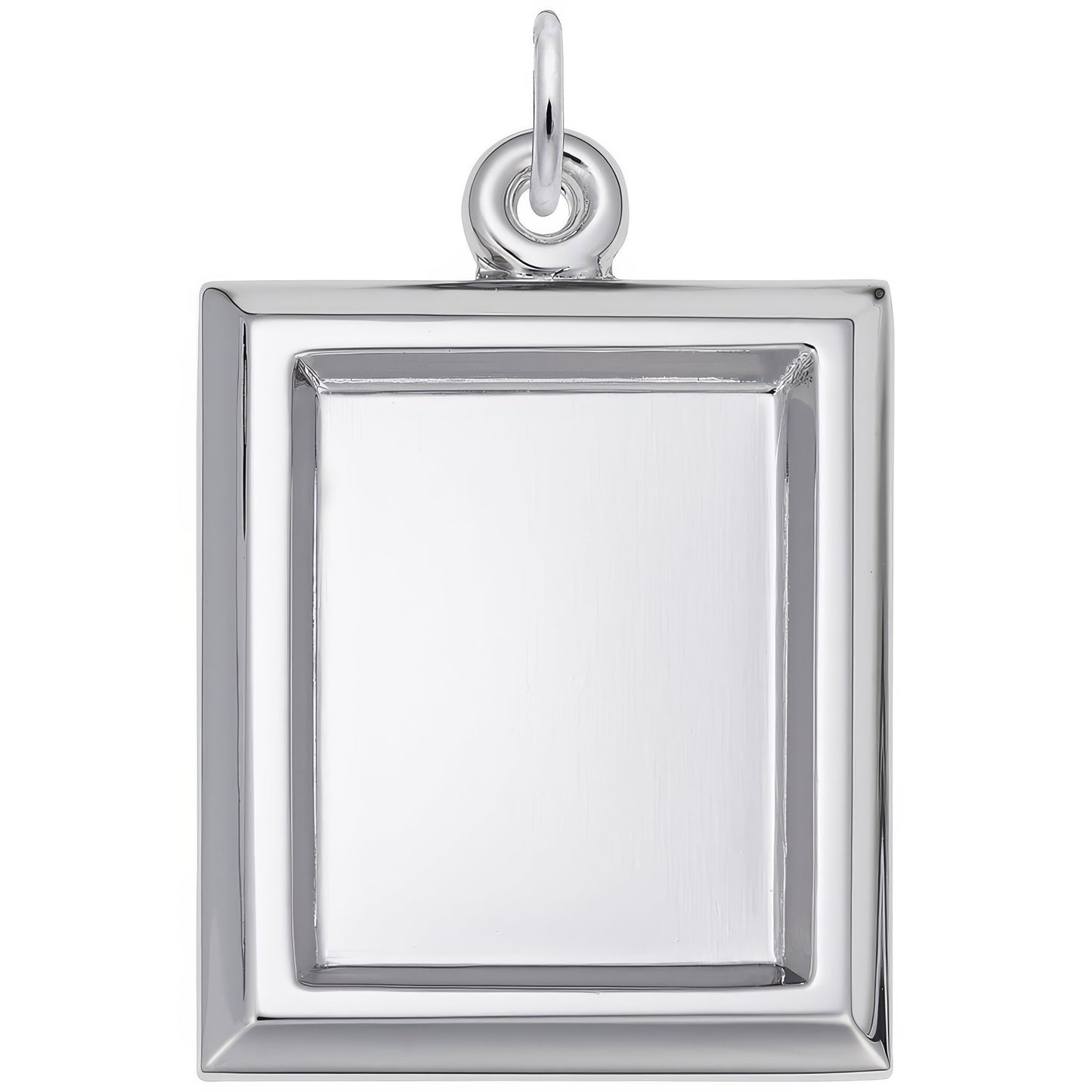 Sterling Silver Photoart - Lg Rect Vertical Charm - 26mm x 23mm