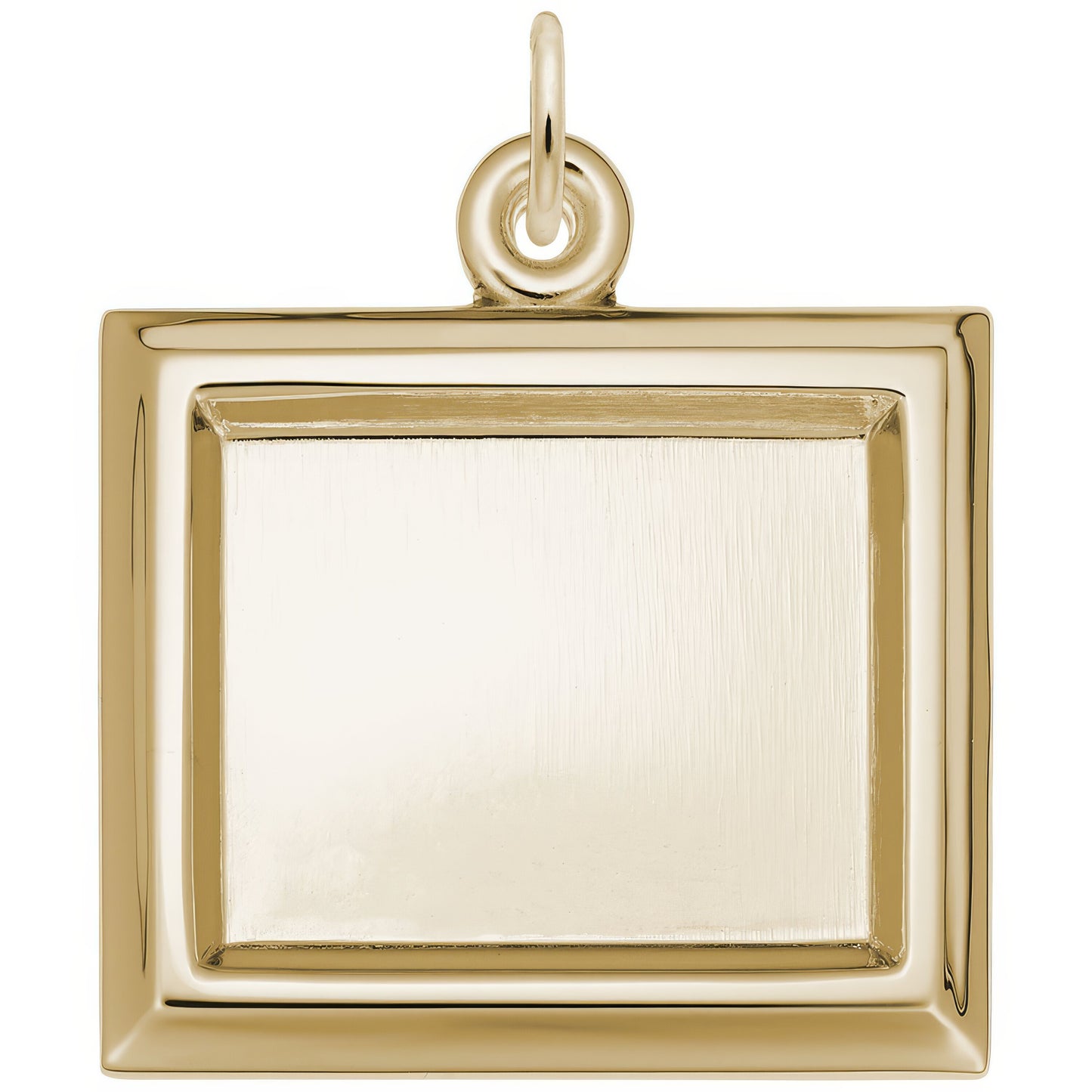Sterling Silver Photoart - Lg Rect Horizontal Charm - 23mm x 26mm