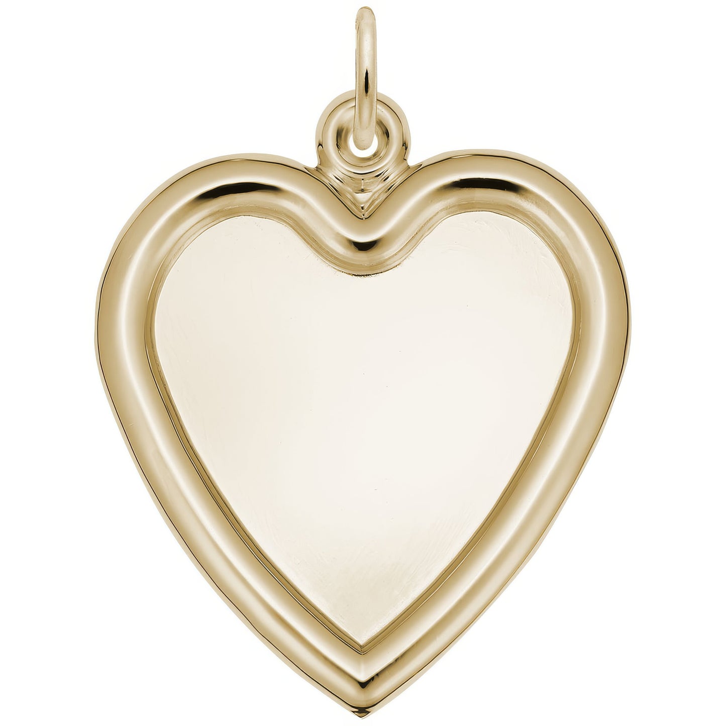 Sterling Silver Photoart - Large Heart Charm - 27mm x 26mm