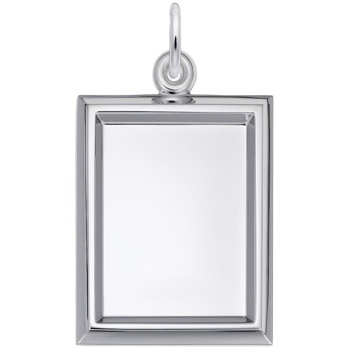 Sterling Silver Photoart Sm Rect Vertical Charm - 23mm x 18mm