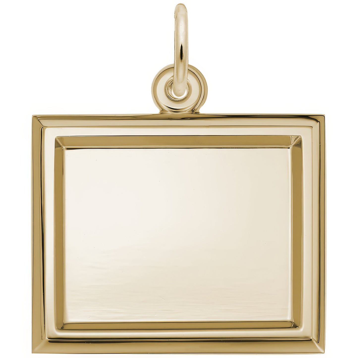 Sterling Silver Photoart Sm Rect Horizontal Charm - 18mm x 22mm