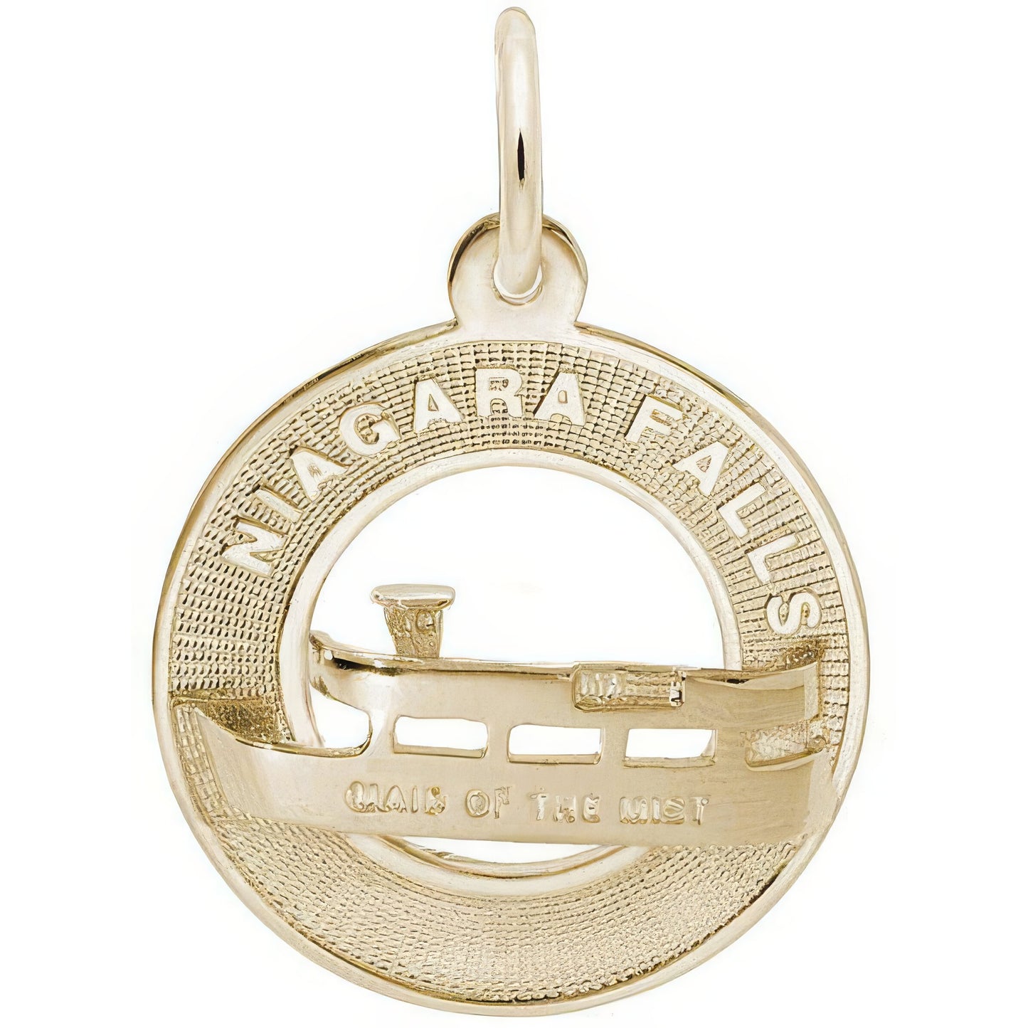 Niagara Falls Maid of The Mist Ring Charm - Metal - Sterling Silver