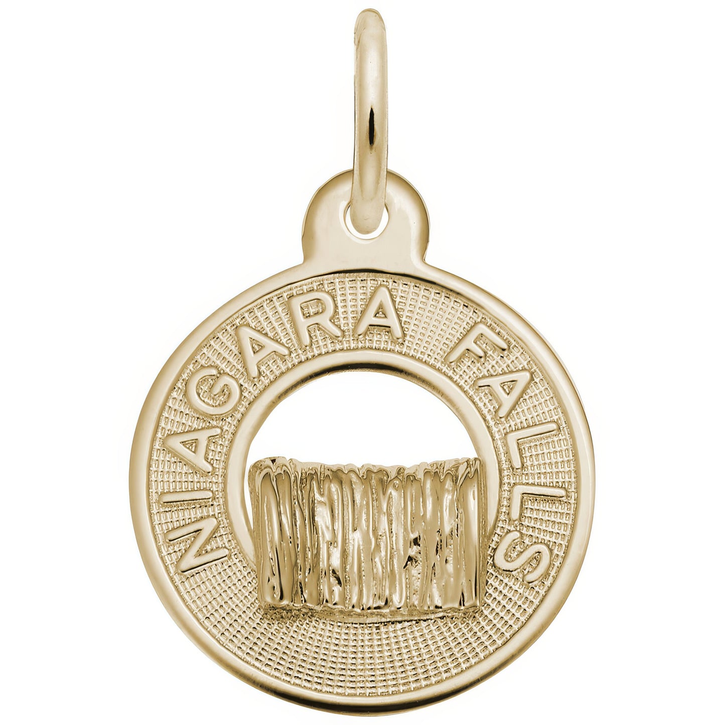 Niagara Falls Ring Charm - Metal - Sterling Silver