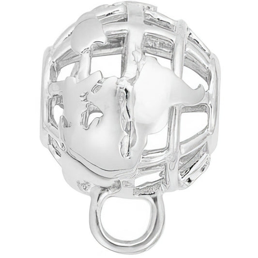 Sterling Silver Charmdrop Charm - 12mm x 12mm