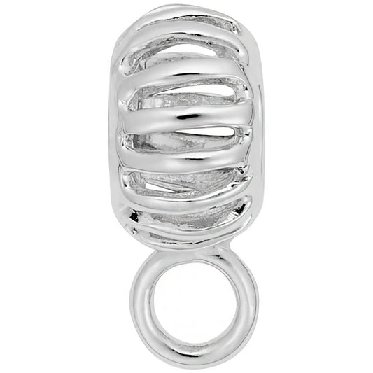 Sterling Silver Charmdrop Charm - 9mm x 5mm