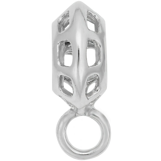 Sterling Silver Charmdrop Charm - 10mm x 5mm