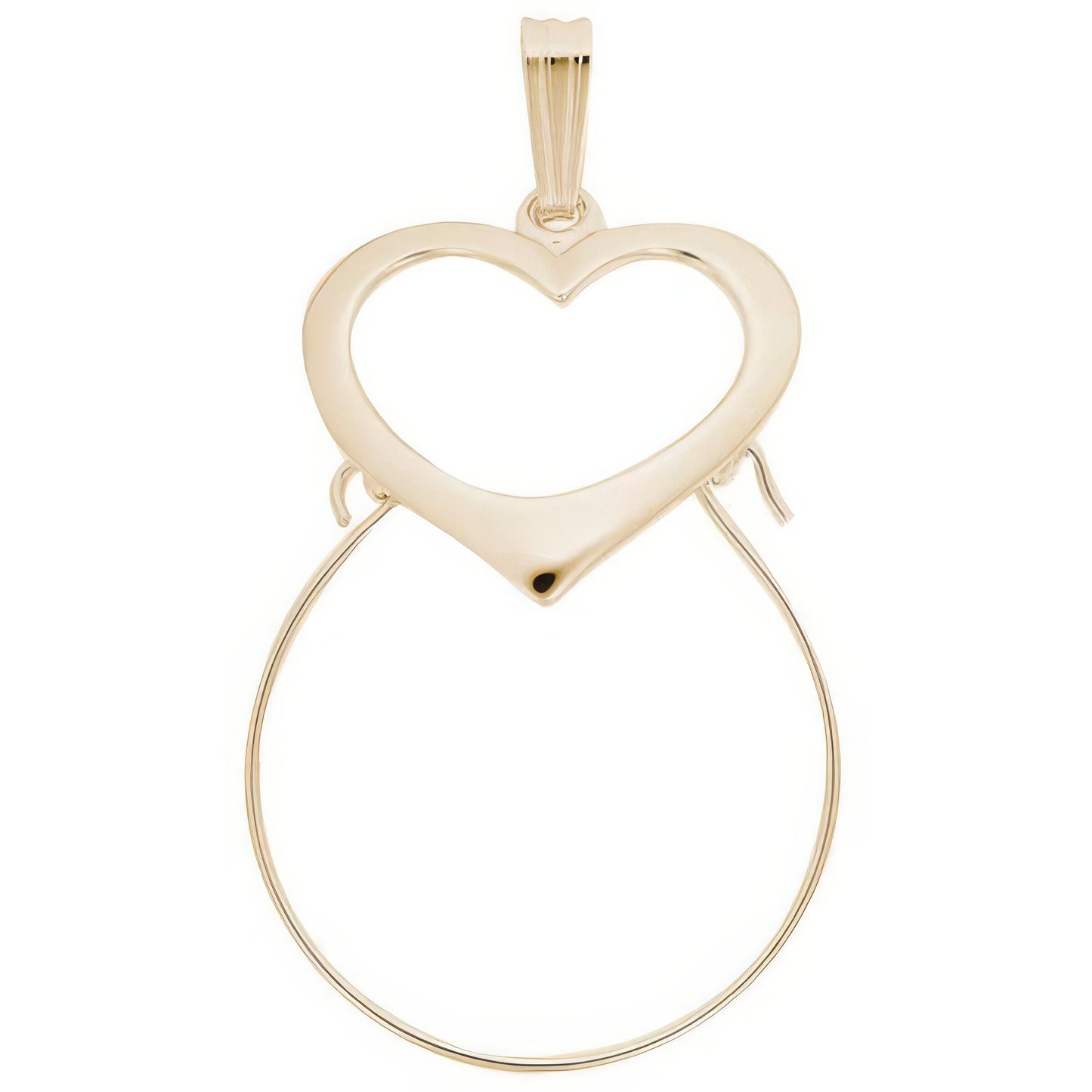 Sterling Silver Charmholder Charm - 31mm x 22mm