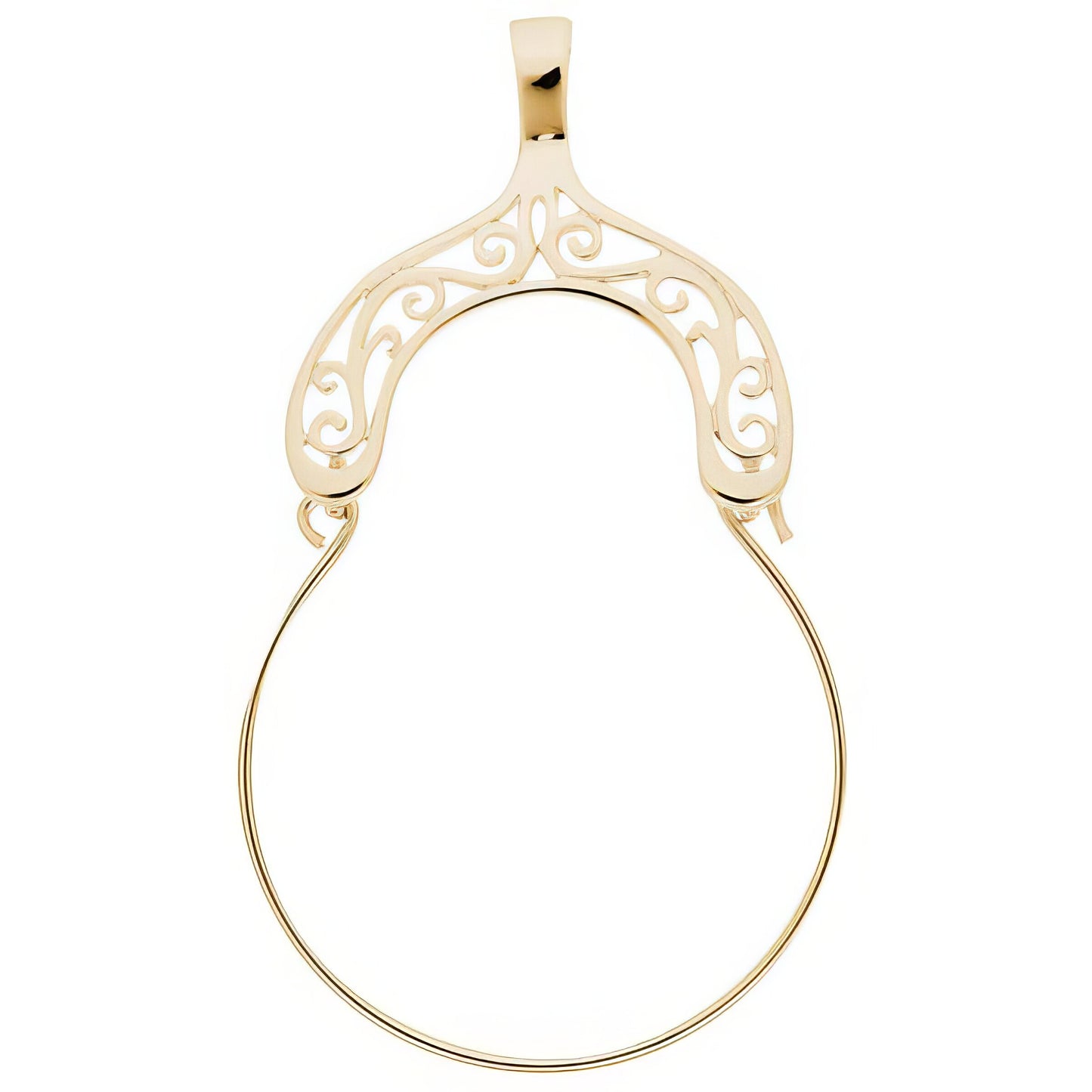 Sterling Silver Charmholder Charm - 35mm x 23mm