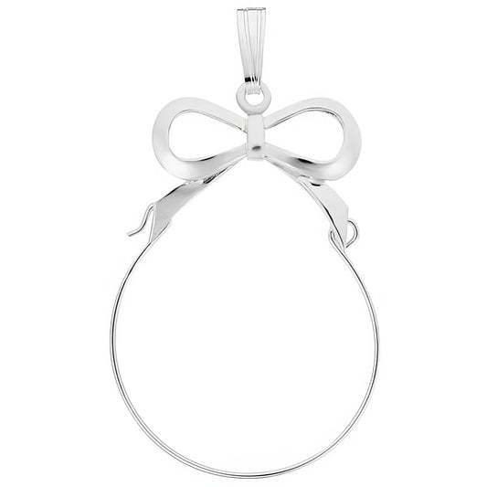 Sterling Silver Charmholder Charm - 32mm x 23mm