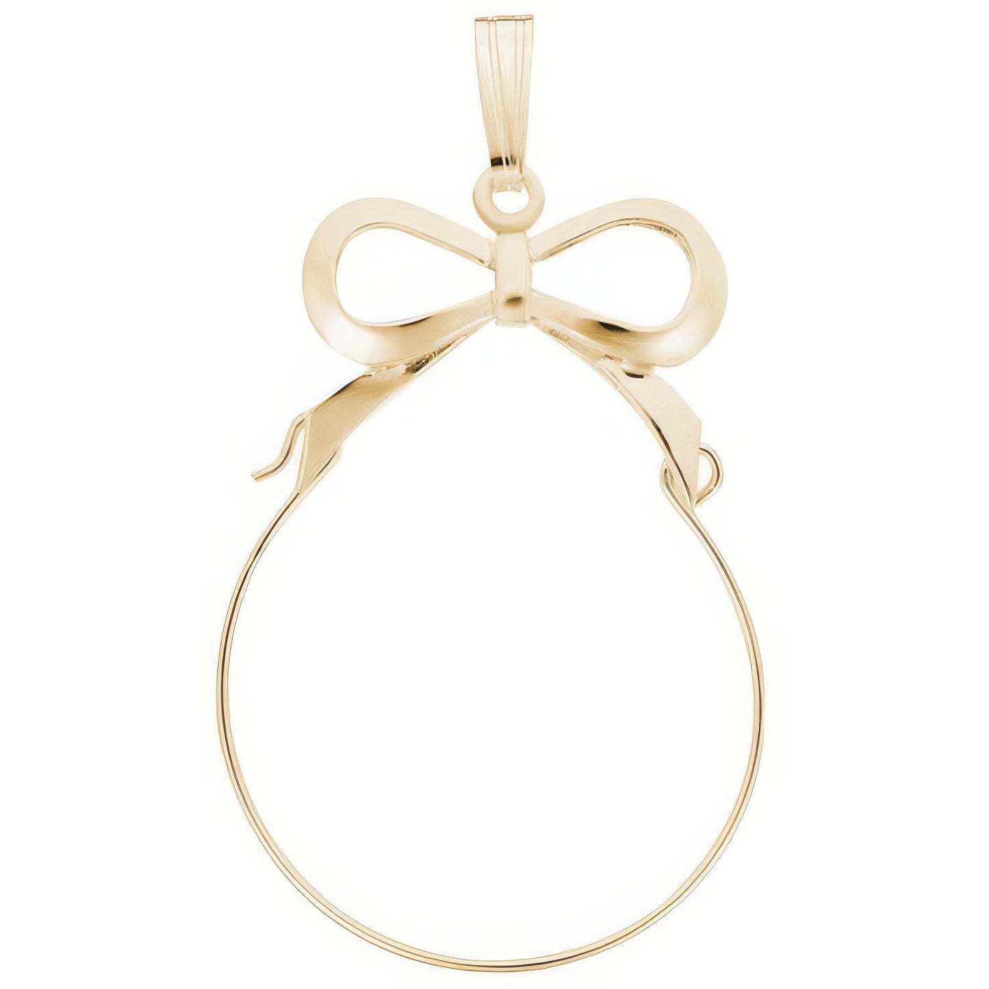 Sterling Silver Charmholder Charm - 32mm x 23mm