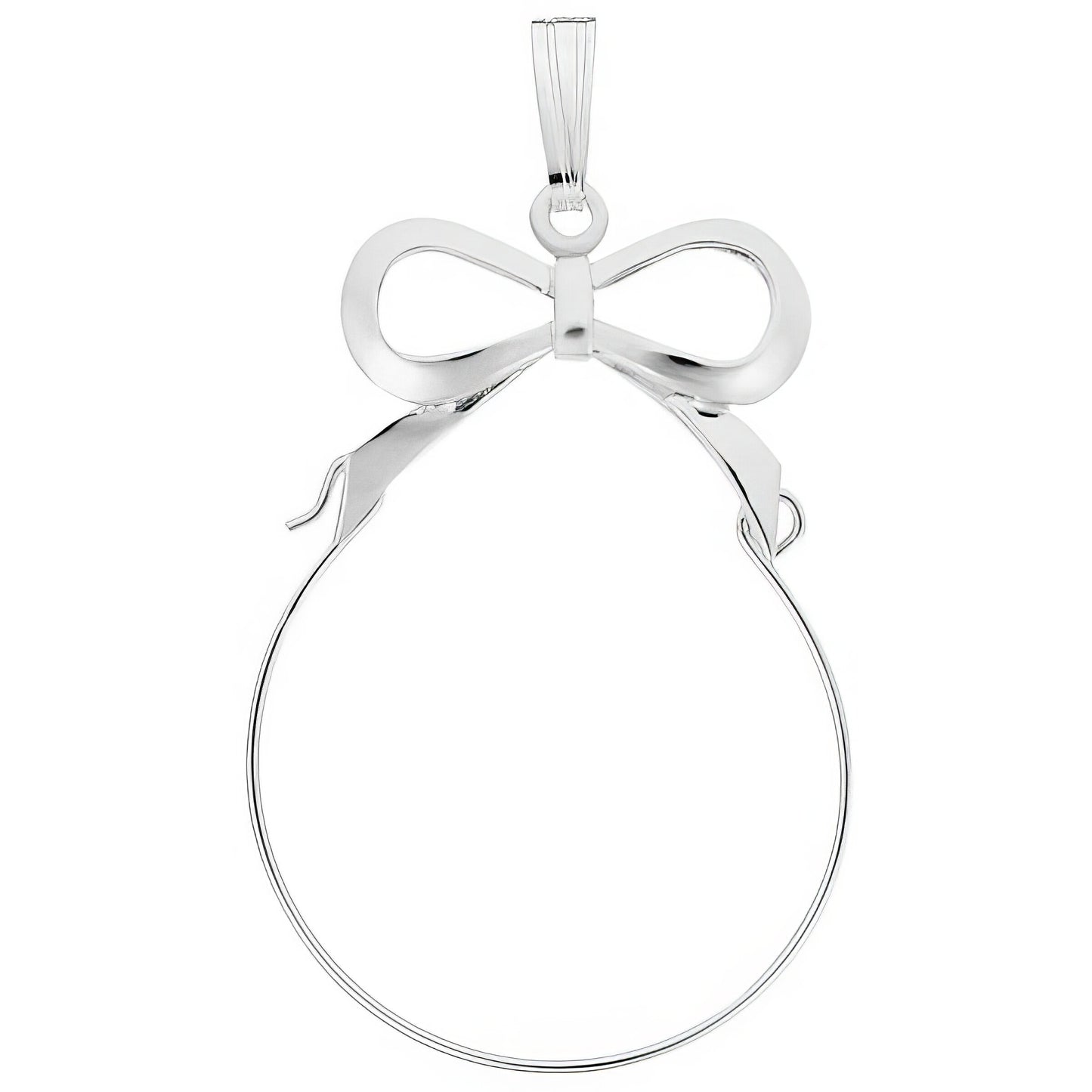 Sterling Silver Charmholder Charm - 32mm x 23mm