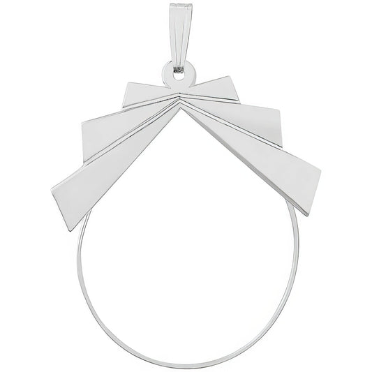 Sterling Silver Charmholder Charm - 35mm x 28mm