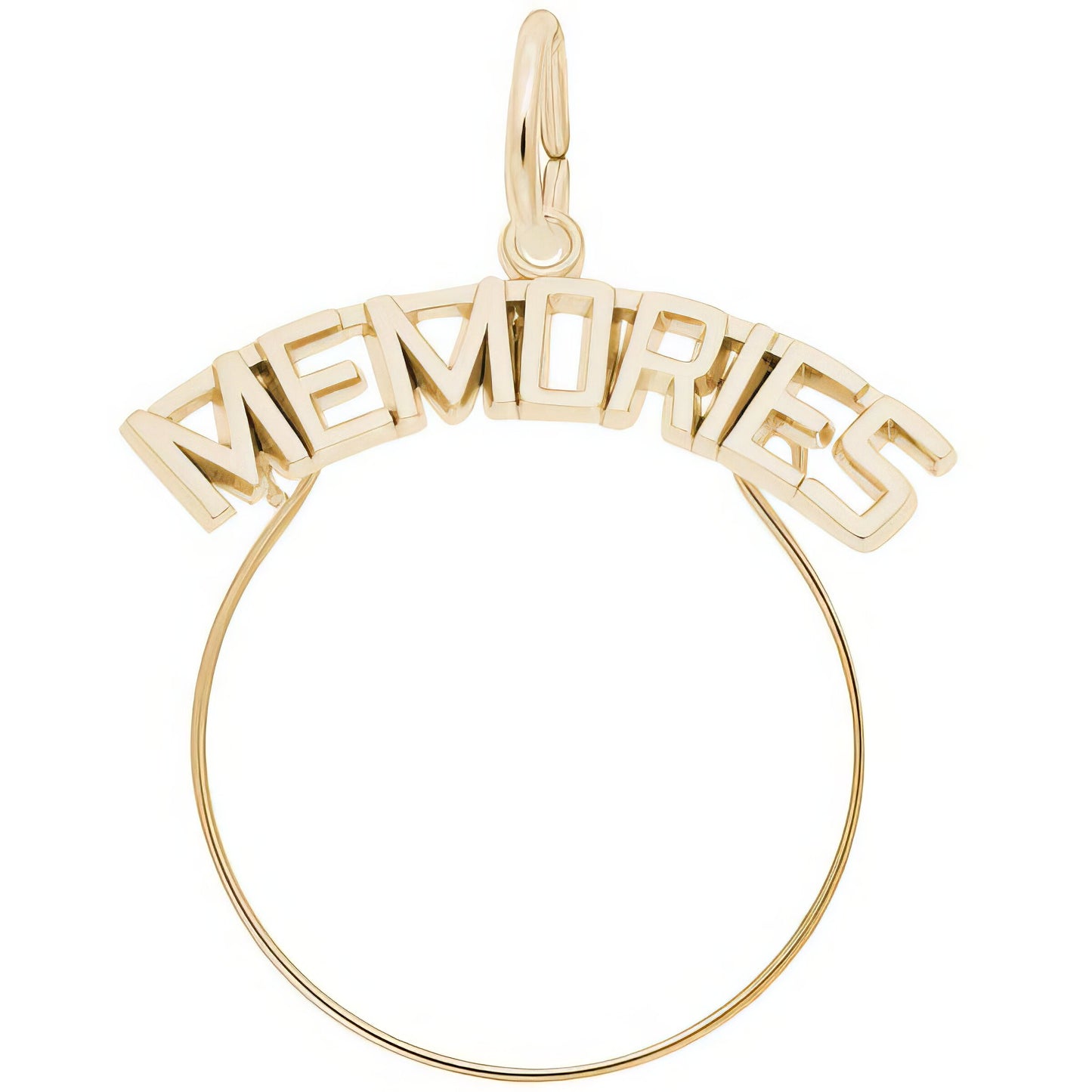 Sterling Silver Charmholder Charm - 32mm x 26mm