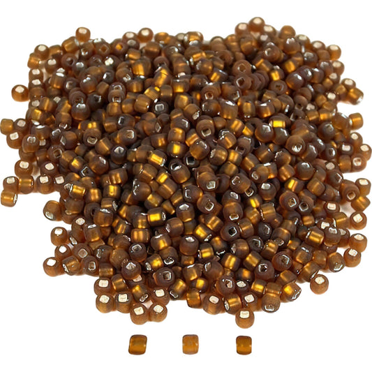 Dark Topaz Matsuno Seed Beads Beading Stringing Jewelry Brown 1000Pcs
