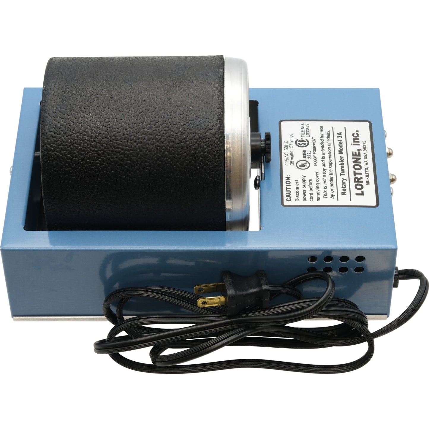 3 lb Lortone 3A Rotary Rock Tumbler Kit 081-91 Deluxe Polishing Made In USA NIB