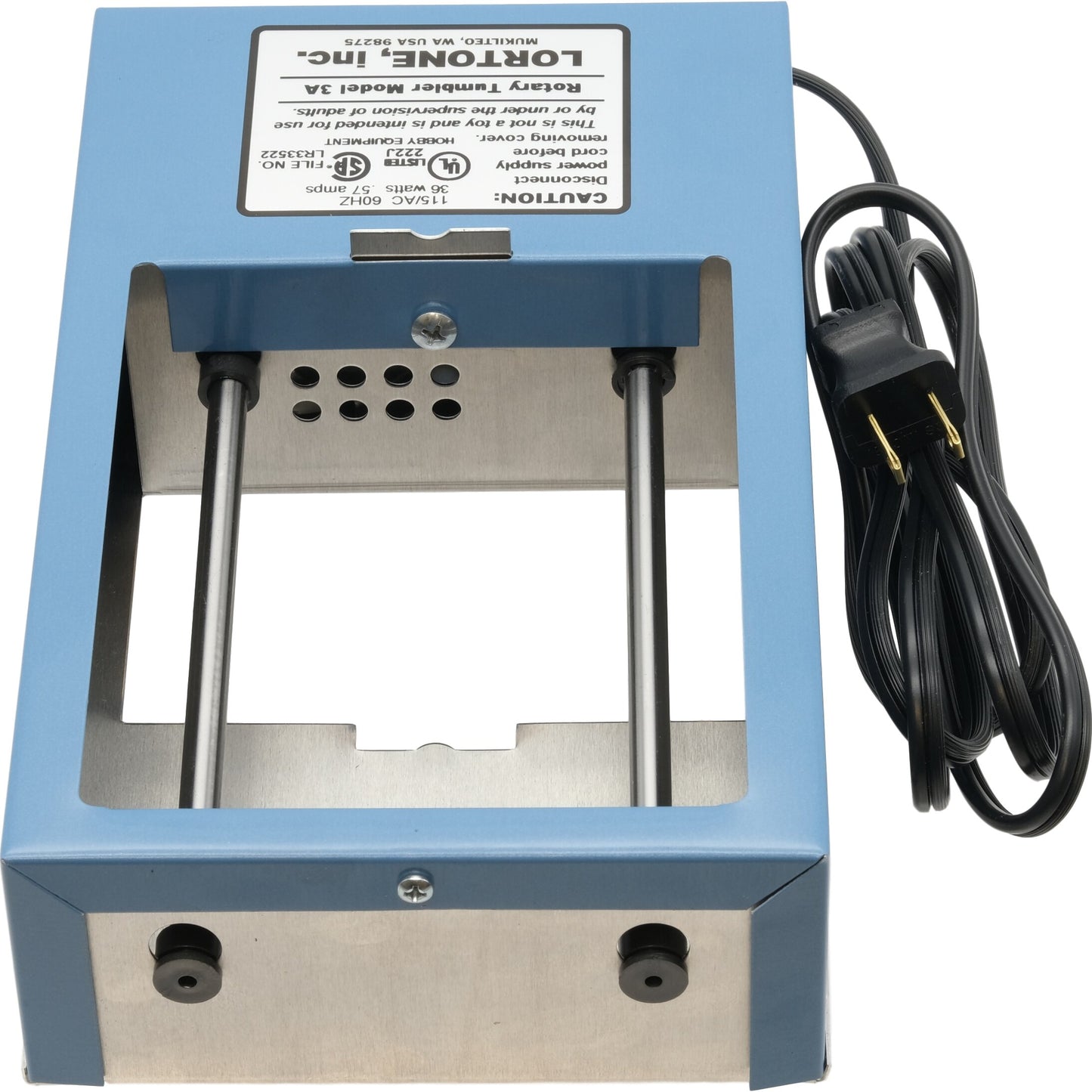 3 lb Lortone 3A Rotary Rock Tumbler Kit 081-91 Deluxe Polishing Made In USA NIB