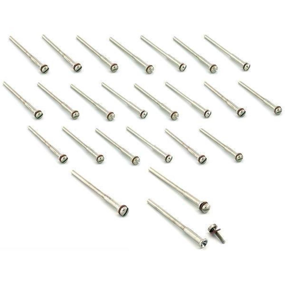 24 Mandrels for Sanding & Polishing Wheels Jewelers Denta Tools