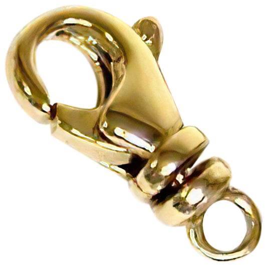 Swivel Lobster Clasp 14k Gold 10.5mm