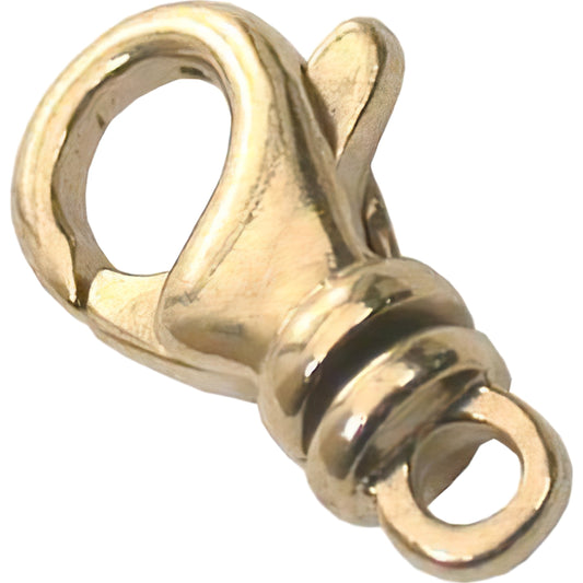 Pocket Watch Lobster Clasp 14k Gold 13mm
