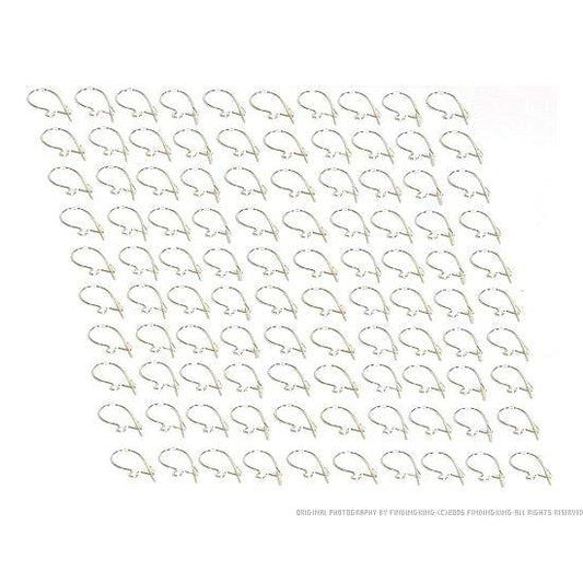 100 Sterling Silver Kidney Wire Earrings 25 Gauge