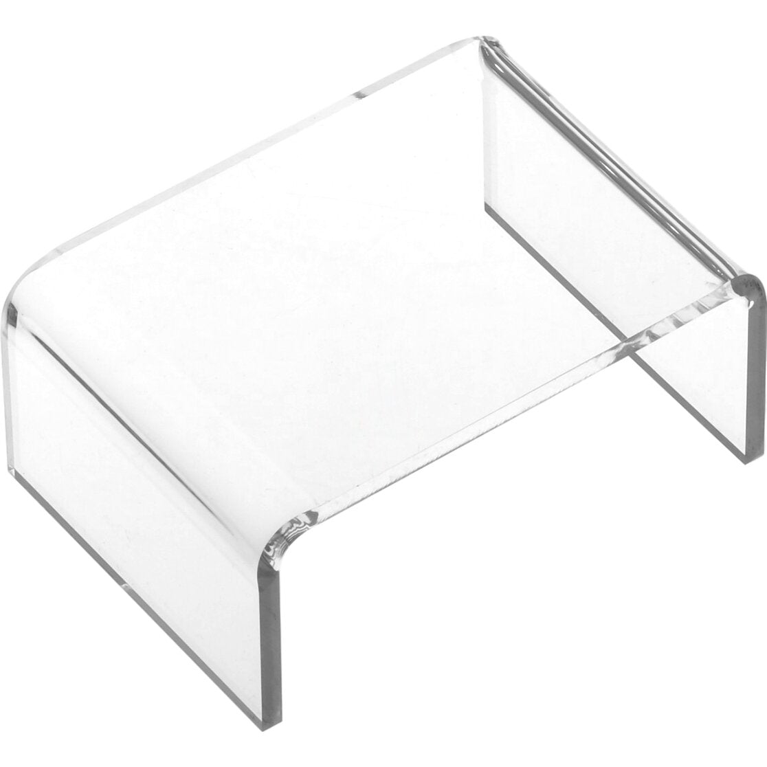 6 Clear Acrylic Jewelry Display Risers Showcase Fixtures