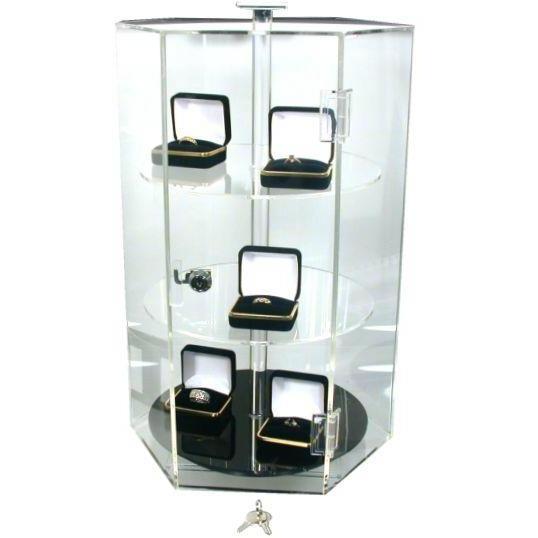 Revolving Display Case Acrylic 18 1/4