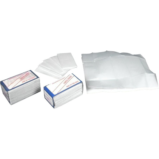 50 Diamond Parcel Papers Blue & White 80 x 45mm Jewelers Supplies