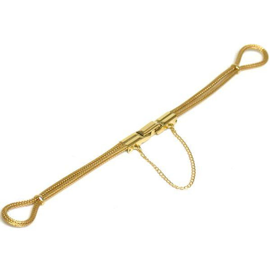 Safety Mesh Cord Watch Band Gold Tone