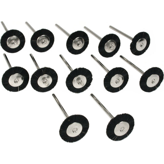 Wheel Brushes Stiff 3/4" 12Pcs