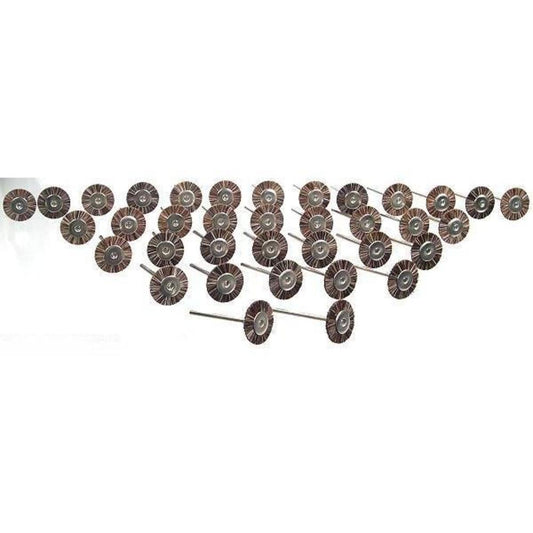 Wheel Brushes Medium 3/4" 36Pcs
