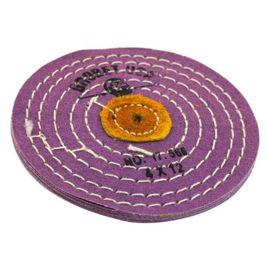 Berry Knife Edge Polishing Buff 12 Ply 4"
