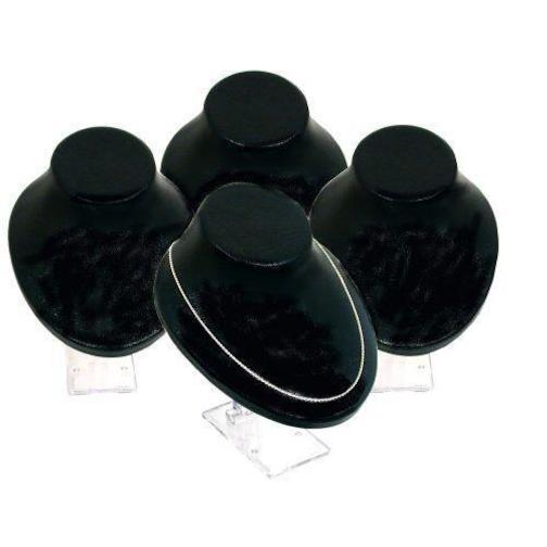 4 Display Necklace Bust Adjusts 3X Chain Unit