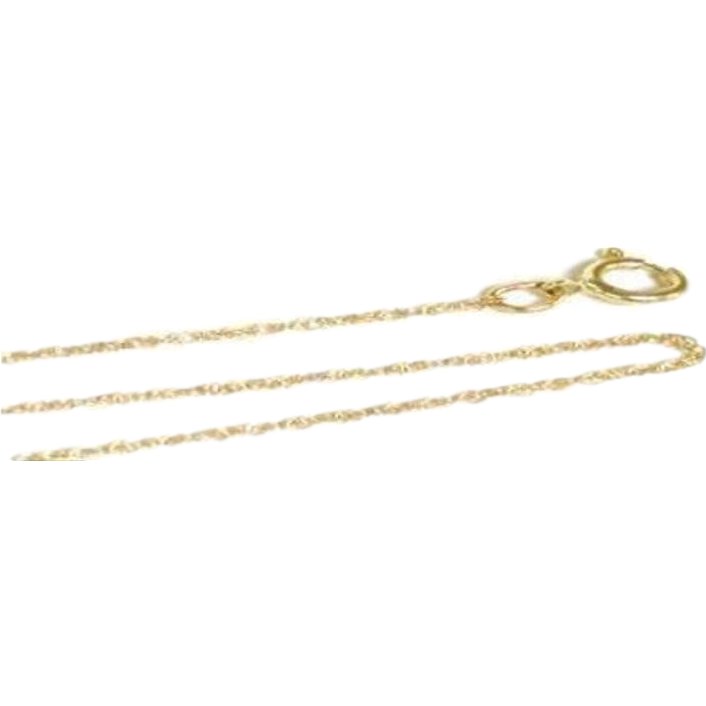 Rope Chain 14k Gold 18"