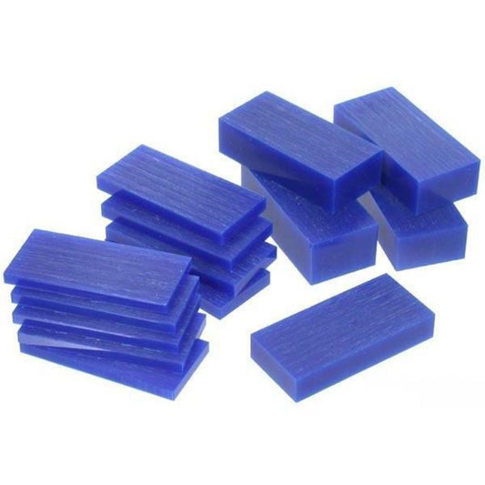 Matt Carving Wax Slices Blue 14Pcs
