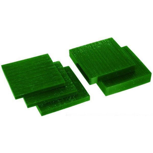 Ferris Carving File-A-Wax Square Green 1lb 5Pcs