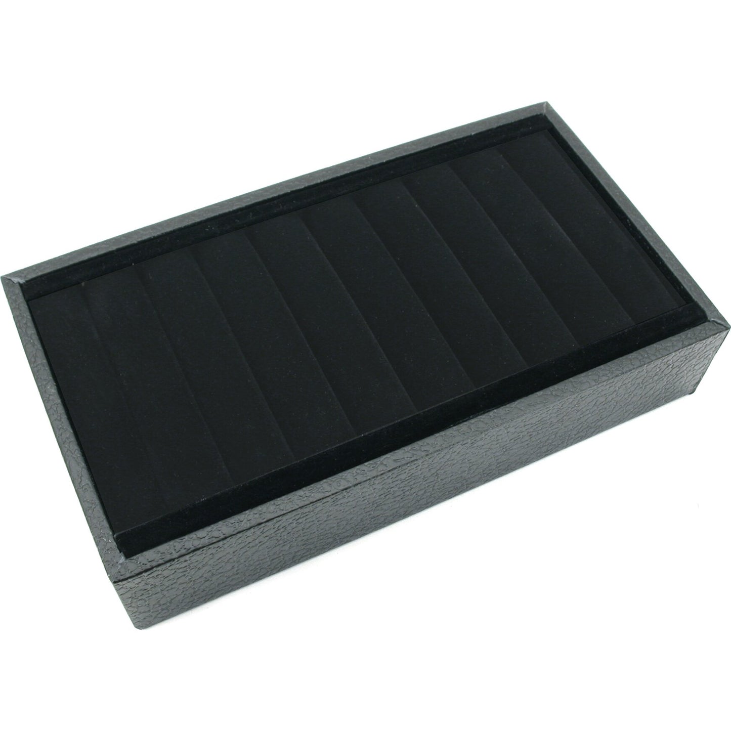2 Black Velvet Bangle Bracelet Display Trays Jewelry