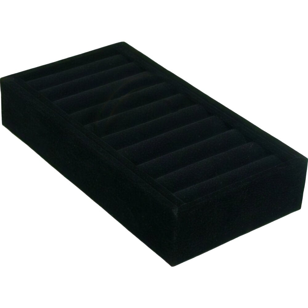 2 Black Velvet Bangle Bracelet Displays