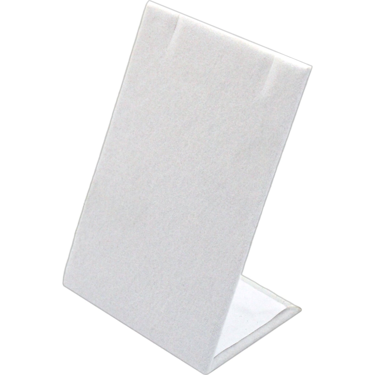 White Velvet Earring & Necklace Pendant Chain Showcase Display Stand Kit 36 Pcs
