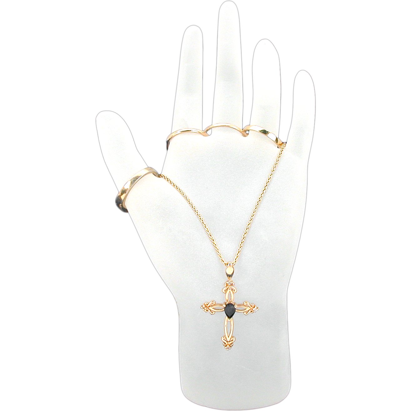 White Hand Bracelet Chain Display Jewelry Showcase Unit