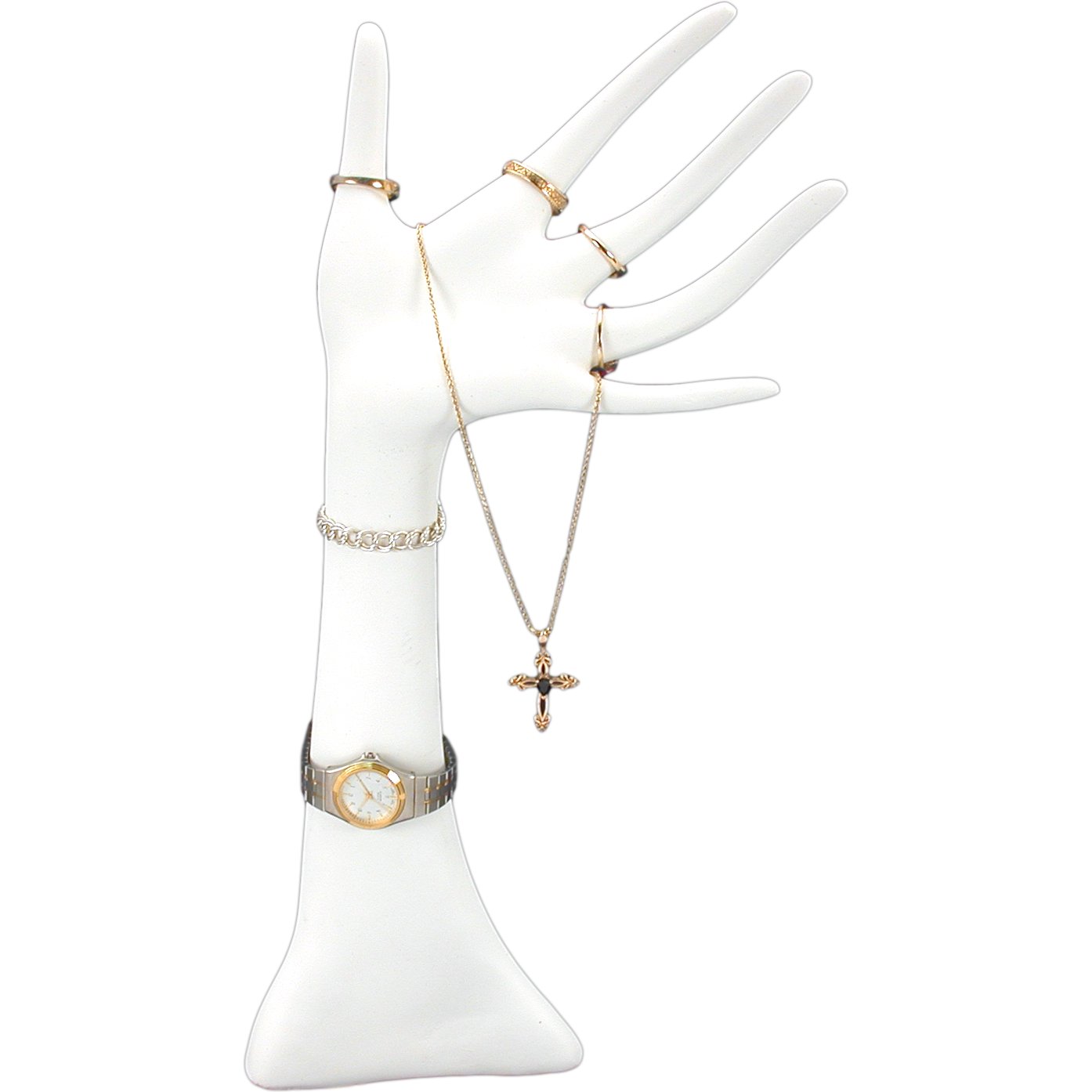 White Hand Jewelry Display 13"