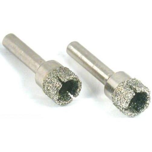 Diamond Coated Hole Saws 150 Grit 1/4" 2Pcs